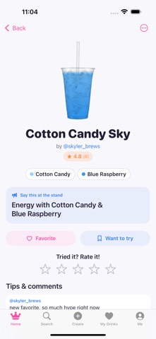 Drink Share: Secret Menu iPhone screenshot