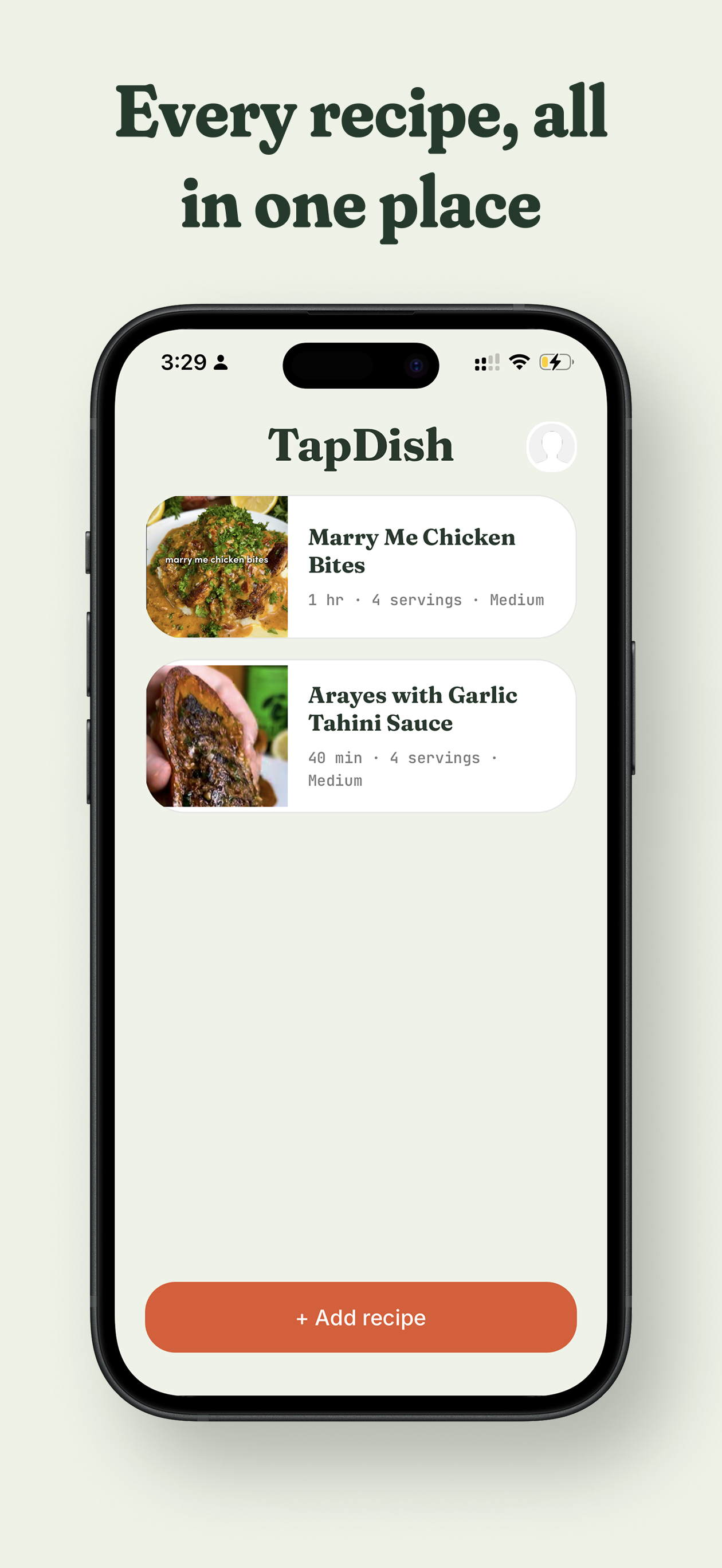 TapDish: Recipe App screenshot 2