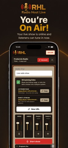 RadioHost Live Screenshot 2 of 5