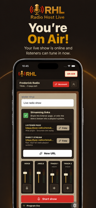 RadioHost Live Screenshot 2 of 5
