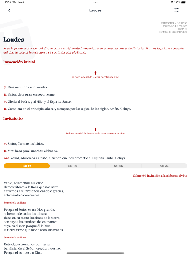 ‎ePrex: Liturgia Horas - Saints Screenshot