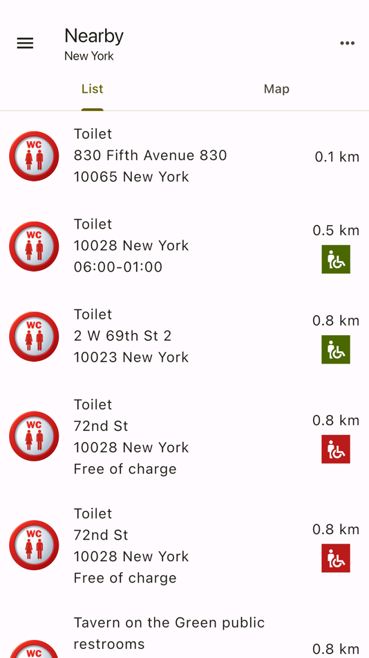 WC Toilet and Restroom Finder - 1.1.2 - (iOS)