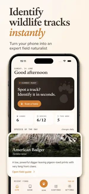 Animal Track Identifier: Paw screenshot 1