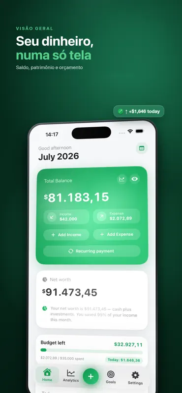 Money Manager: Controle Total screenshot 2 of 9