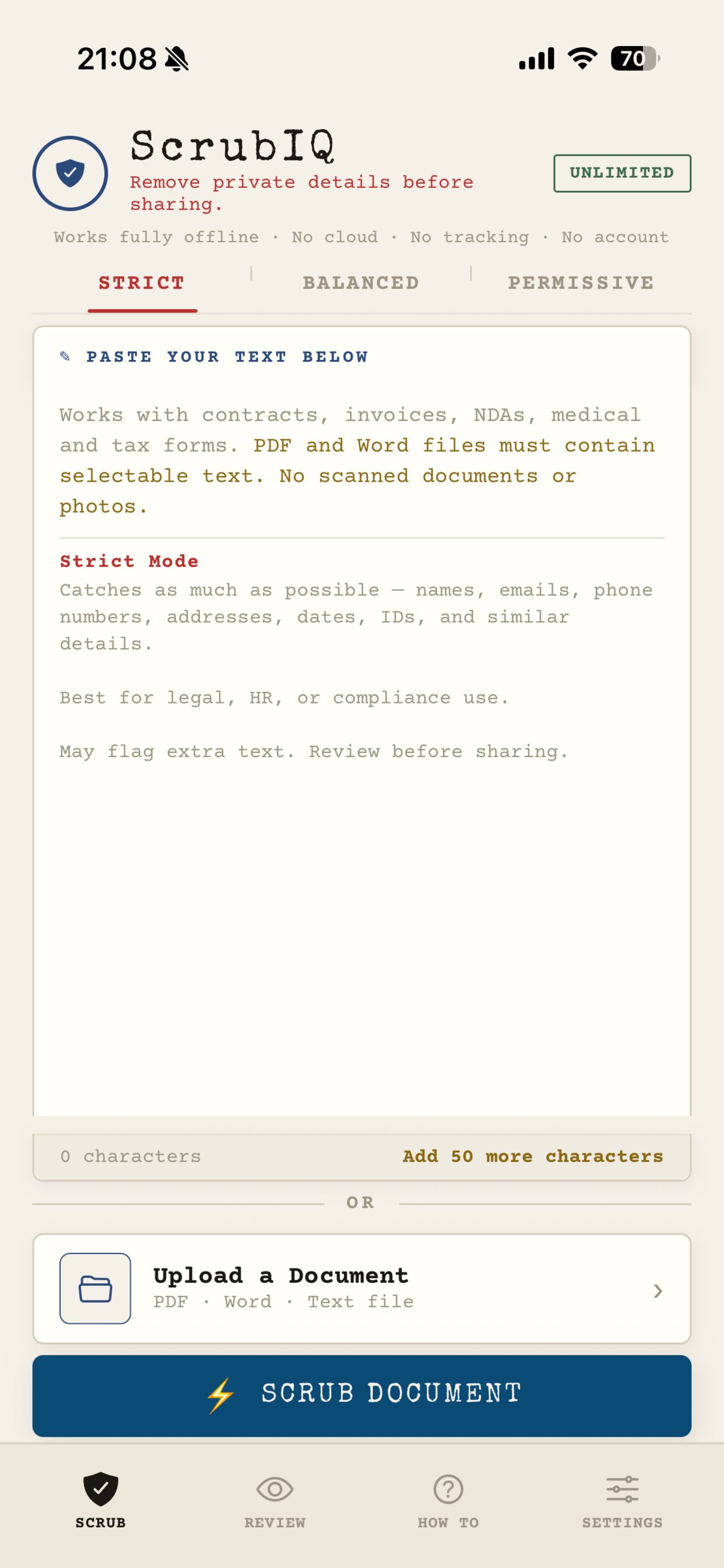 ScrubIQ: Protect Data for AI screenshot 2