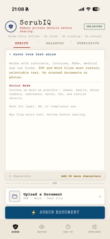 ScrubIQ: Protect Data for AI Screenshot 2 of 10