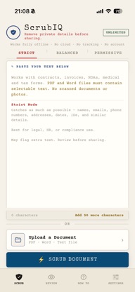 ScrubIQ: Protect Data for AI screenshot 2