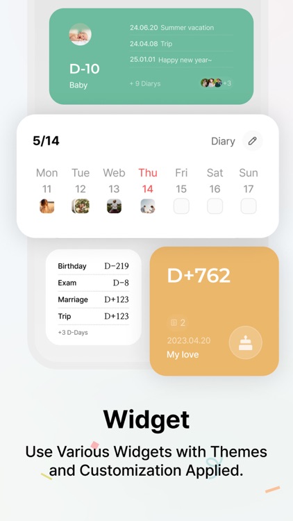 Daylog - D-Day Widget, Diary