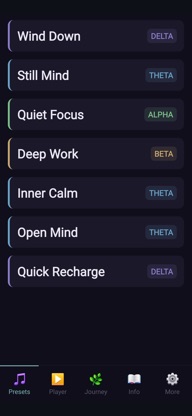 Byna: Binaural Beats & Sleep screenshot 1