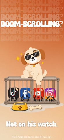 Scrappy: Screen Time Guard Dog Screenshot 1 of 8