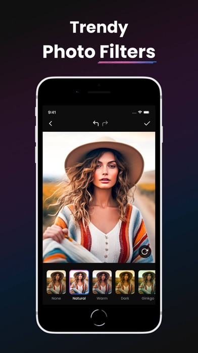 PixGlow: AI Photo Editor iPhone screenshot 9 - Photo & Video app
