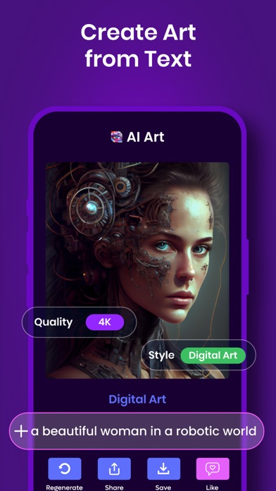 AI Art Photo & Image Generator Screenshot