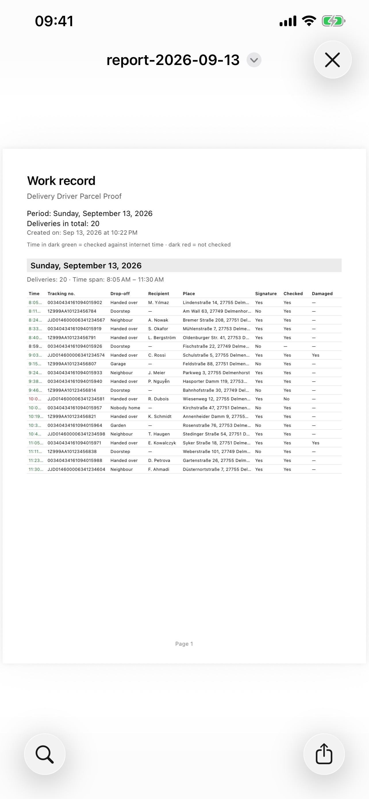 Screenshot 5 of Delivery Driver Parcel Proof
