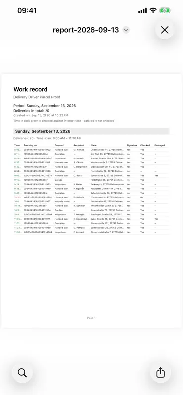 Delivery Driver Parcel Proof screenshot 5 of 6