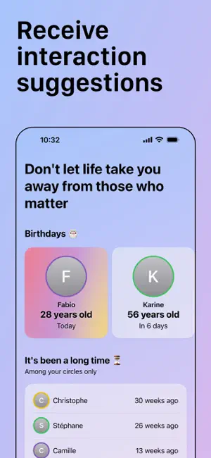 StayClose: Stay in touch screenshot 2