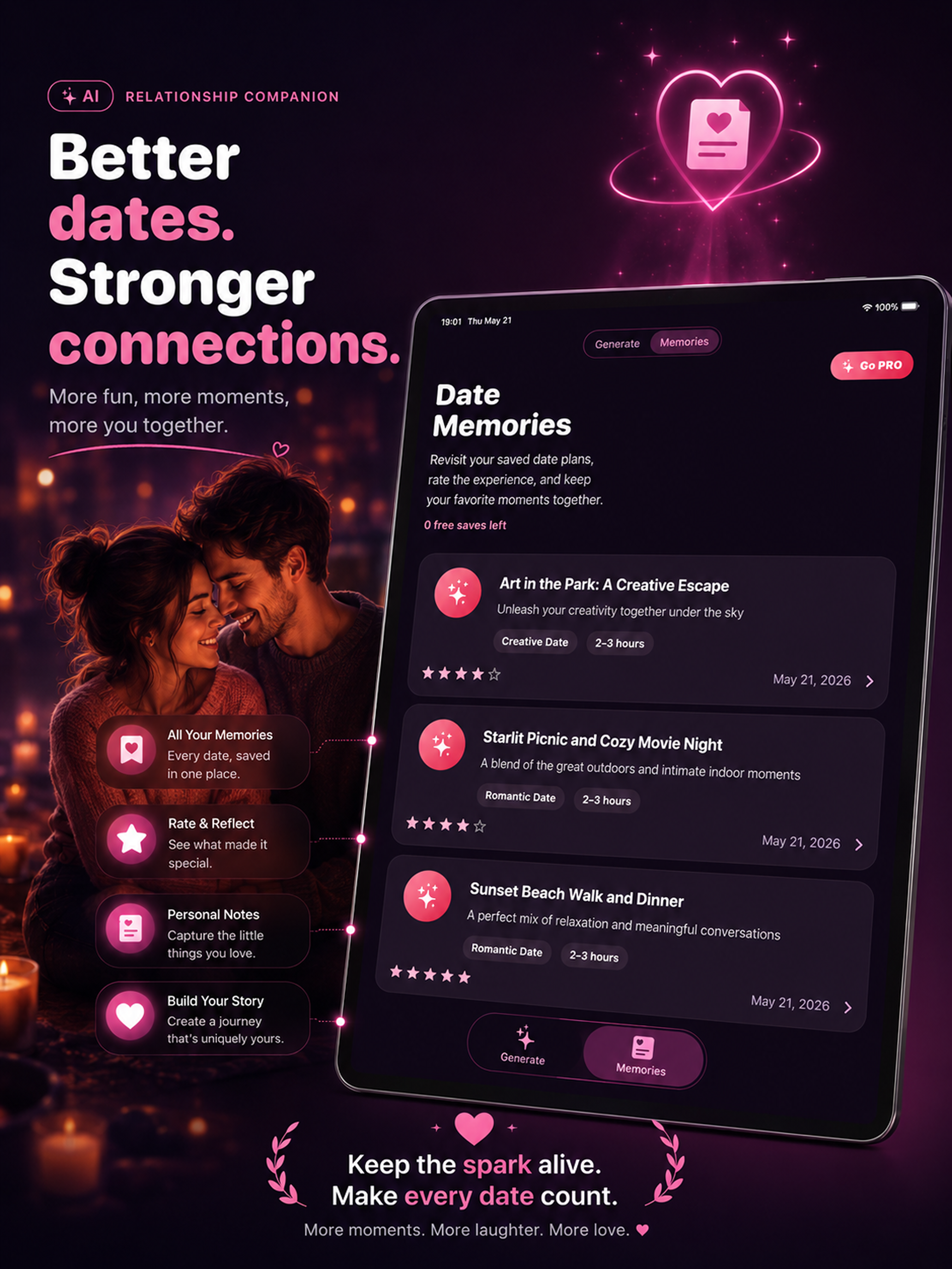 AI Date Idea Generator Planner