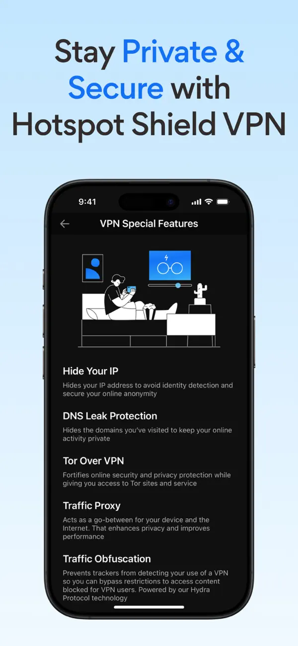 #5. VPN Hotspot Shield: Secure VPN (iOS) От: AnchorFree Inc.