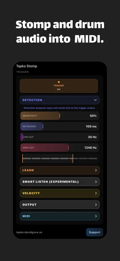 Tapko Stomp screenshot 1