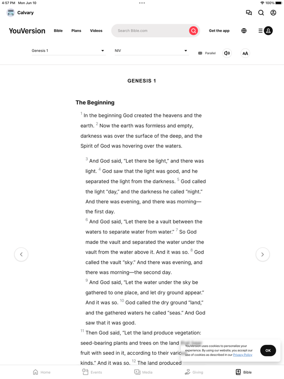 Calvary Alameda iPad screenshot 4 - Lifestyle app