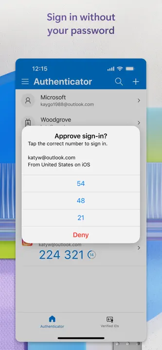 Microsoft Authenticator: Screenshot 4 von 7