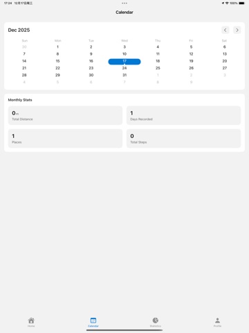 Time Trace：Pedometer&Workouts iPad screenshot