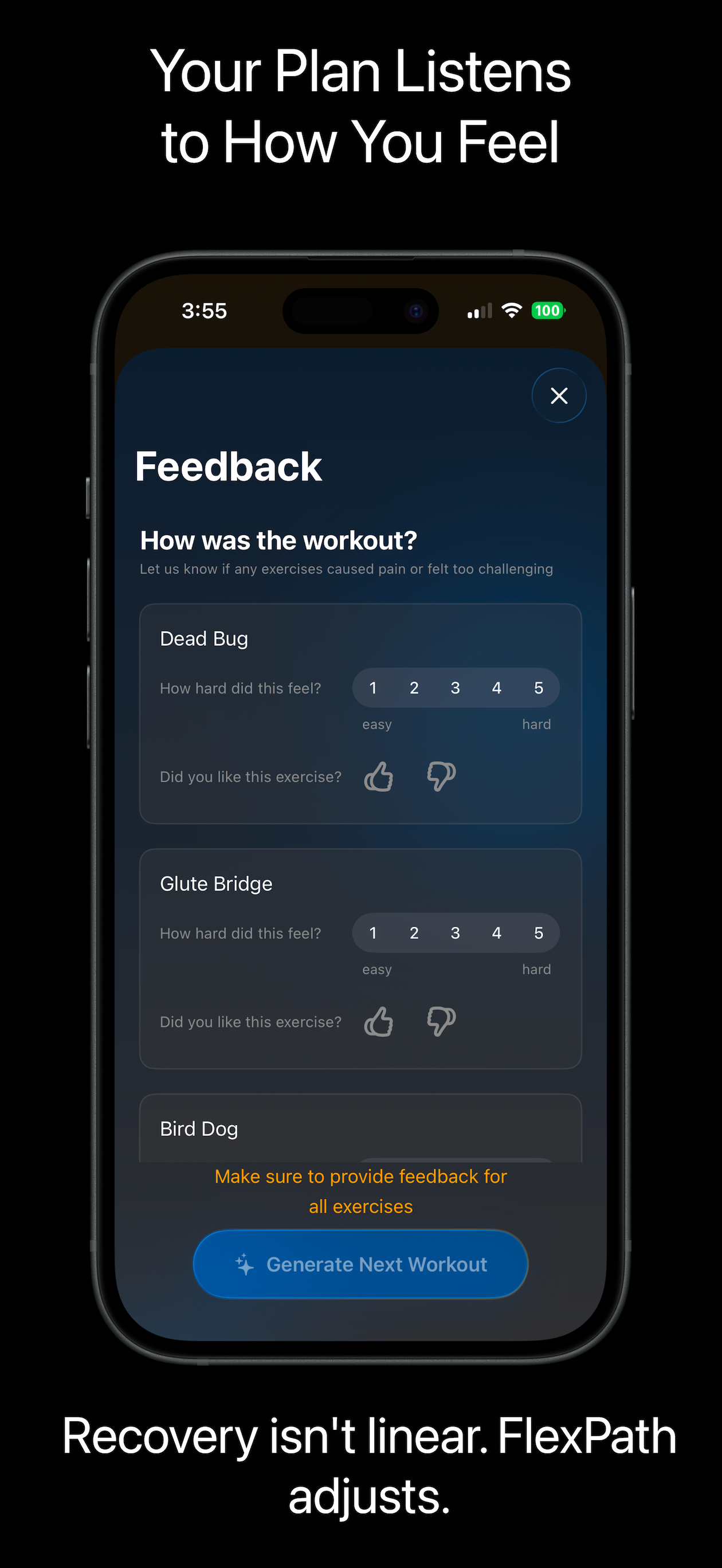 FlexPath: Recovery After PT
