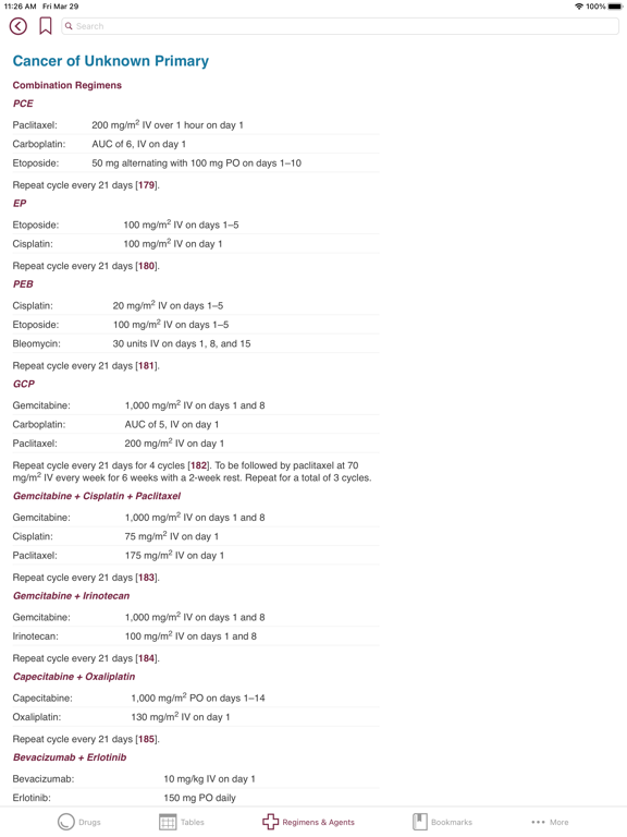 Screenshot #6 pour Physicians Cancer Chemotherapy