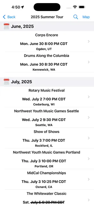 Drum Corps Summer Tour screenshot 1