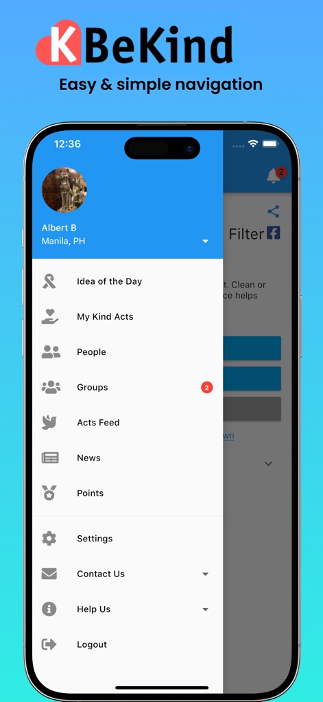 BeKind: Acts of Kindness Ideas - Social Networking App | MWM