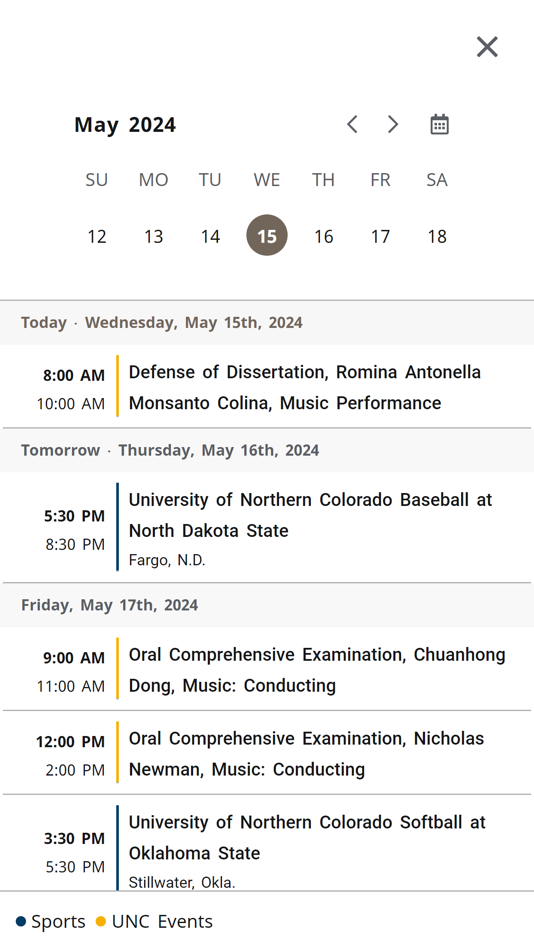 #4. My UNC (iOS) 由: University of Northern Colorado