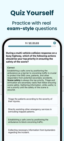 NREMT PARAMEDIC Exam Prep 2026 iPhone screenshot