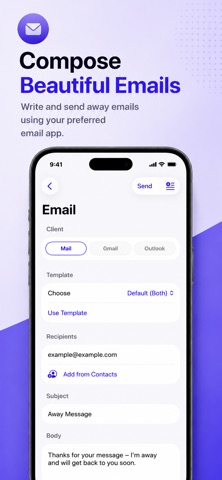 Away Messaging screenshot 1