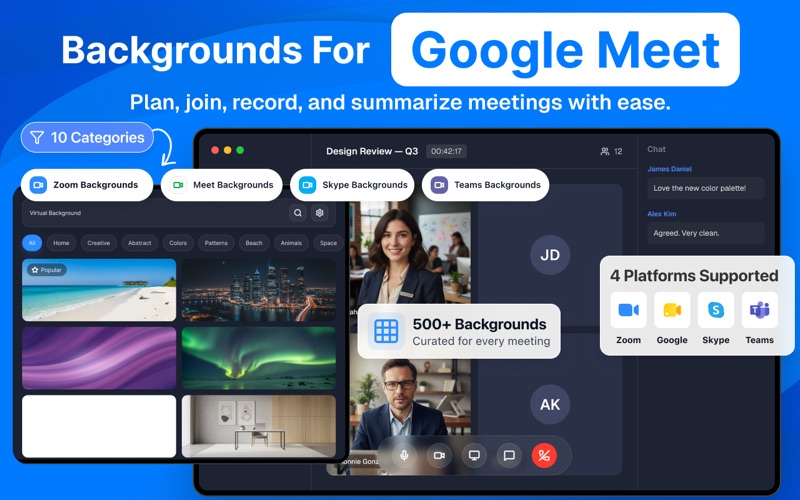 BG Meeting App For Google Meet screenshot