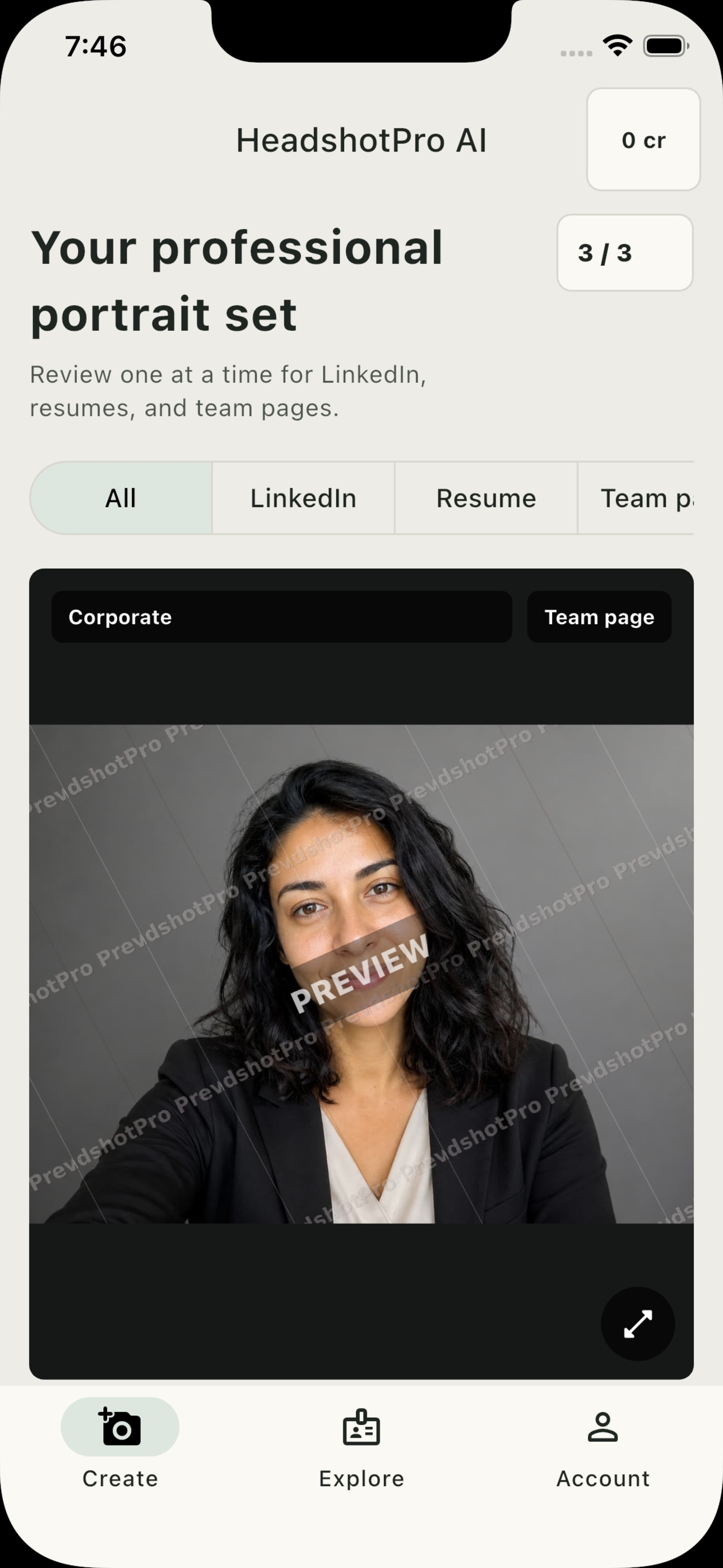 HeadshotPro AI - Pro Photos screenshot 5