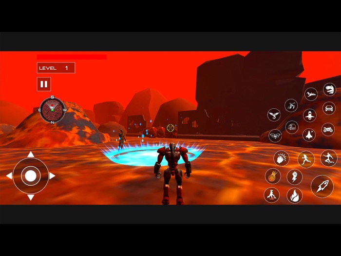 실제 로봇 자동차 변형 게임