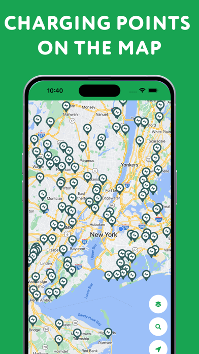 EV Car Charging Stations App Screenshot
