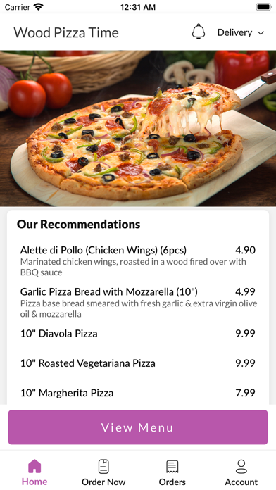Wood Pizza Time Screenshot