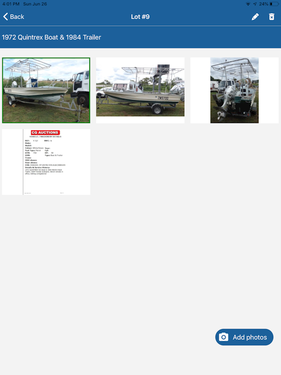 Nextlot Nexus Catalog iPad screenshot 3 - Business app