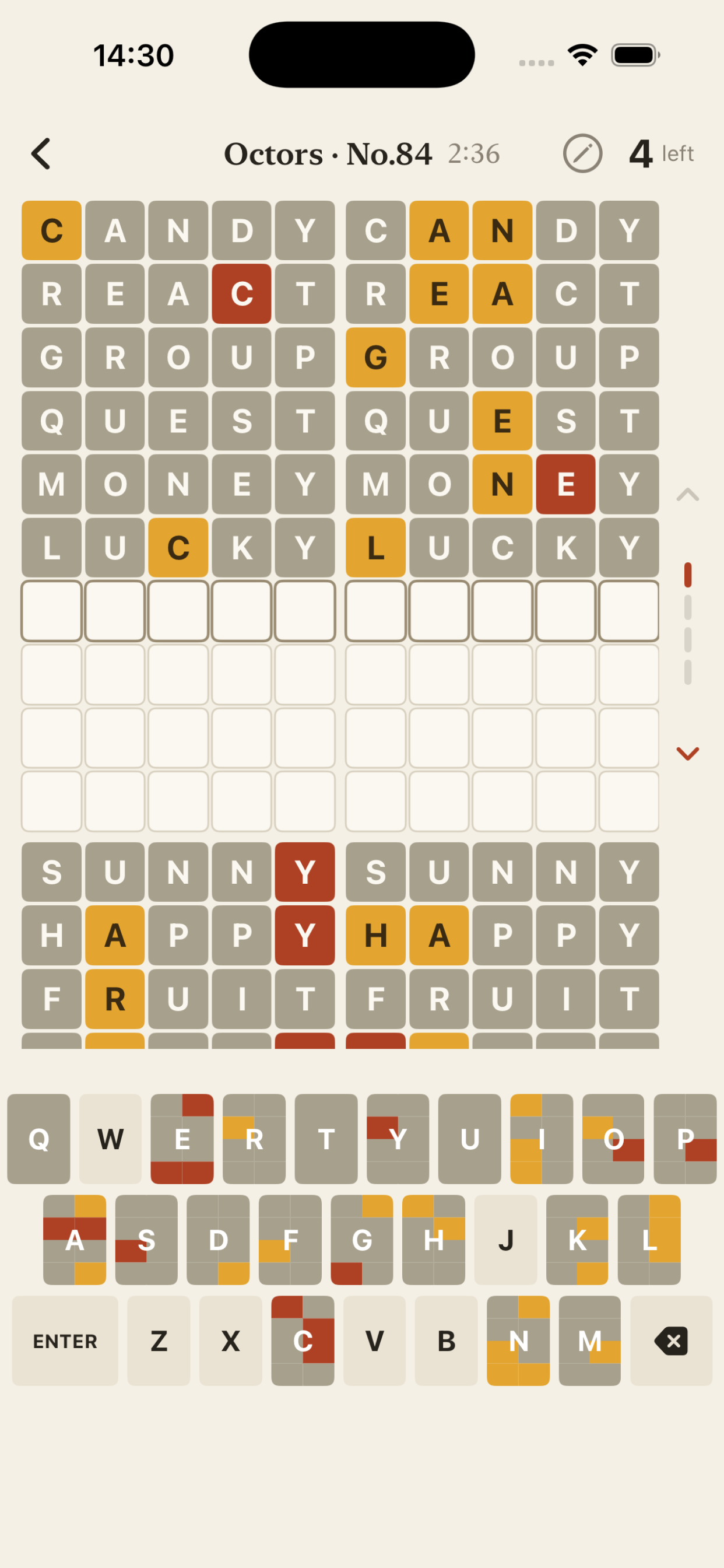 Octors- Daily 8 Words Puzzle screenshot 5