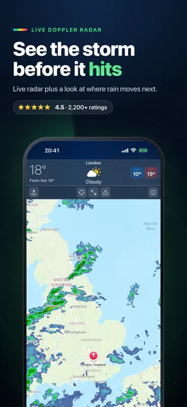Radar Lluvia & el Tiempo screenshot 1 of 8