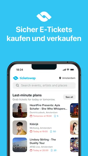 Screenshot von TicketSwap - Buy, Sell Tickets auf dem iPhone 1