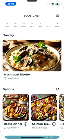Sous Chef  - AI meal planner screenshot