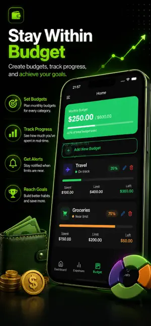 Spendly- Budget & Expenses screenshot 3