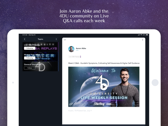 4D University iPad screenshot 3 - Education app