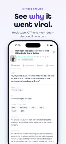 GetTranscribe Video to Text iPhone screenshot