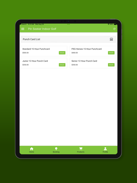 Pin Seeker Indoor Golf iPad screenshot 4 - Sports app