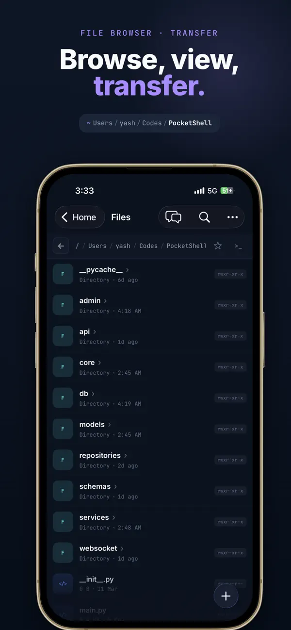 #3. PocketShell (iOS) 由: Yash Agarwal
