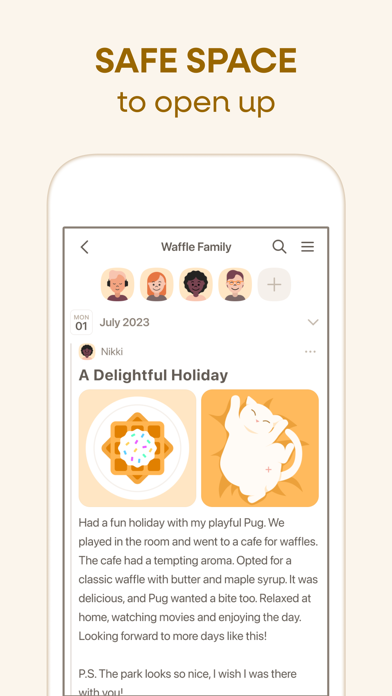 Waffle: Shared Journal screenshot 4