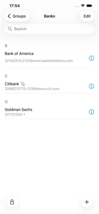 pwSafe 2: Screenshot 2 von 7