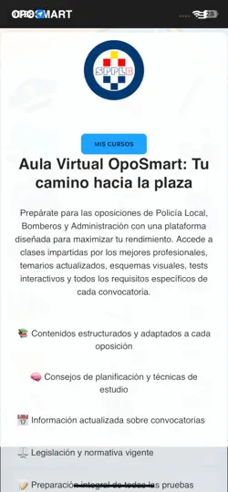 Captura de pantalla de SPPLB OPOSMART en iPhone 5